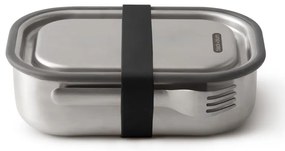 Кутия за храна Black+Blum BAM-SS-L018, 1 l, Правоъгълна, Подходяща за фурна, Без BPA, Неръждаема стомана, Сив