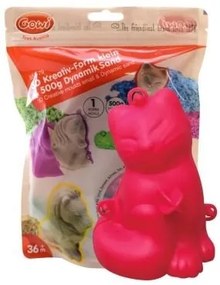 Bigjigs - 3D творчески комплект с пясък и формичка котка