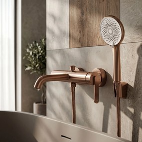 Смесител за вана Rea Ontario Side Brush Copper