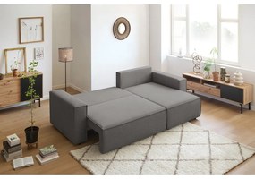 Сив променлив разтегателен диван Nihad - Bobochic Paris