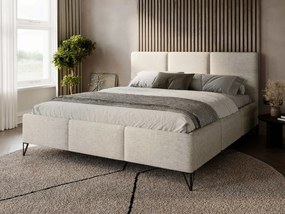 Облегнато легло Loren-Бежово-140 x 200