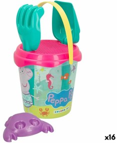 Комплект плажни играчки Peppa Pig Ø 18 cm (16 броя)