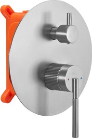 Комплект за Душ за Вграждане Rea Argon Nickel Brush + BOX