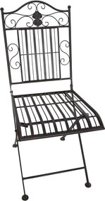 Тъмнокафяв метален градински комплект за хранене за 2 – Garden Pleasure