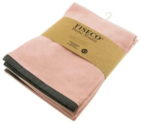 Комплект от 3 розови памучни кърпи за чай , 50 x 70 cm - Tiseco Home Studio
