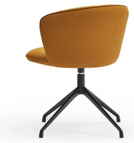 Тапицирани трапезни столове в комплект 2 бр. в цвят горчица Add – Teulat