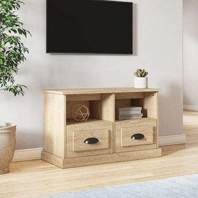 816283 vidaXL ТB шкаф, Дъб сонома, 80x35x50 см, инженерно дърво