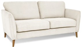 Бял диван от рипсено кадифе 170 cm Paris – Scandic