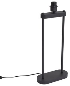 Модерна настолна лампа черна - Thijmen