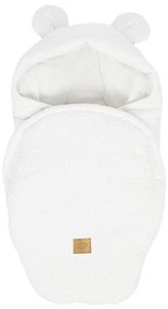 Бяло бебешко одеяло от букле 45x80 cm – Meowbaby