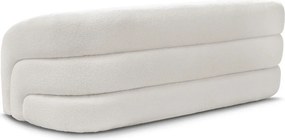 Бял диван от прежда с примки от букле 193 cm Elina – Bobochic Paris