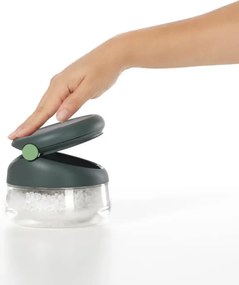 Съд за сол/захар Lekue 1009488, Ø12.4x10.1 см, Боросиликатно стъкло, Мерителна лъжичка, От +4°C до +80°C, Черен