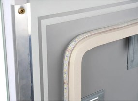 Стенно огледало със светлина 90x70 cm Zenith – Bonami Essentials