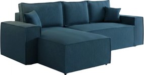 Ъглов диван Malaga mini I-Petrol-Left
