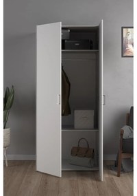Бял гардероб 78x175 cm Space – Tvilum