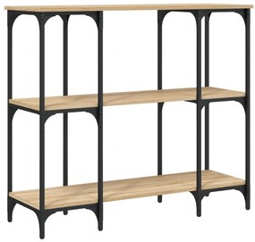 834146 vidaXL Конзолна маса, дъб сонома, 102x35x90 см, инженерно дърво