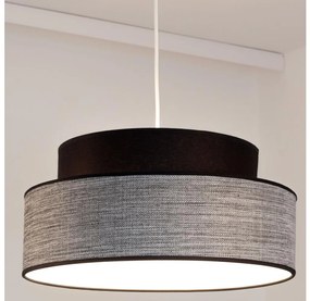 Пендел GRACE 1xE27/60W/230V черен/сив