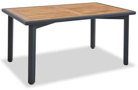 Градински маса Berlin, цвят Антрацит Дървесен