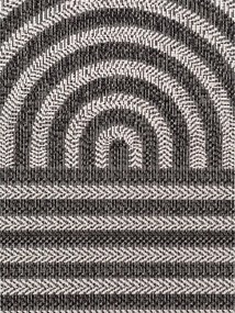 Черен/кремав килим за открито и закрито 160x230 cm Haringey Woodfield – Ted Baker