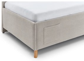 Бежово ъглово детско легло с място за съхранение 90x200 cm Cool – Meise Möbel