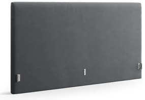 Сива тапицирана табла за легло 150,5x100 cm Remo – Micadoni