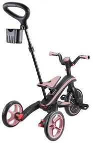 Детска триколка 4 в 1 GLOBBER EXPLORER TRIKE FOLDABLE, сгъваема, розов цвят