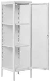Бяла метална витрина 40x140 cm Brisbane – House Nordic