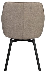 Бежови тапицирани трапезни столове в комплект 2 бр. Alison – Rowico