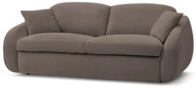 Кафяв разтегателен диван 235 cm Cezanne – Bobochic Paris