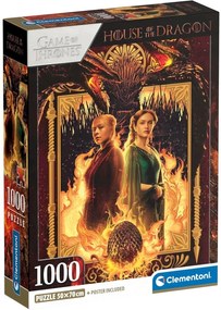 Clementoni - Пъзел House of The Dragon 39903 1000ч.