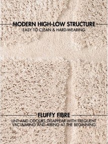 Кремав ръчно изработен кръгъл килим ø 160 cm Lambeth Jasper – Ted Baker