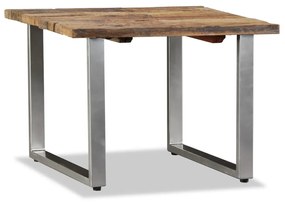 244587 vidaXL Маса за кафе, регенерирано дърво масив, 55x55x40 cм