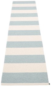 Светлосиня и кремава пътека за открито и закрито 70x300 cm Bob Blue Fog – Pappelina