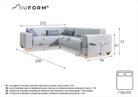 Бежов разтегателен/с място за съхранение ъглов диван (ляв ъгъл/L форма) Classy Sophie – Miuform