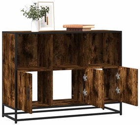 849031 vidaXL Сайдборд, опушен дъб, 100x35x76 см, инженерно дърво