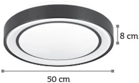 Лампа за таван InLight 42179-Диаметър: 40 cm