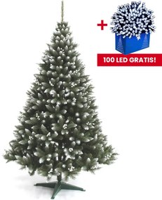 Снежна коледна елха с явор 220 см