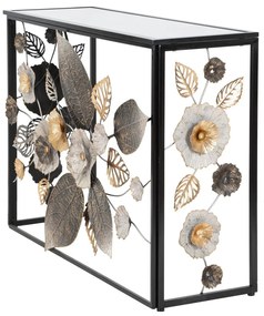 Черна конзолна маса 42x112 cm Glam Dark - Mauro Ferretti