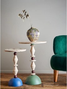 Кръгла странична масичка от масивна ела ø 40 cm Mannelli – Bloomingville