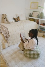 Зелен детски пуф Vichy – Lorena Canals