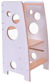 Обучителна кула LINDA бяла/клен