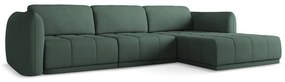 Зелен ъглов диван (десен ъгъл) Hoku – Makamii