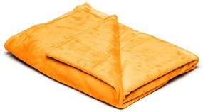 Жълто одеяло от микроплюш , 150 x 200 cm - My House