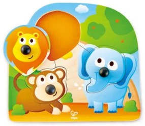 Hape - Дървен пъзел за бебета Джунгла