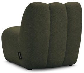 Зелено кресло от прежда с примки от букле Janissaire – Bobochic Paris