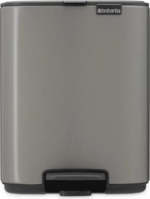 Сиво стоманено кошче за боклук с педал 7 l Bo – Brabantia