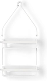 Бял висящ пластмасов рафт за баня Flex - Umbra