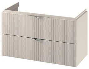 Cersanit S1015-013 - Висящ шкаф за баня под умивалник TIRSO 100x45 см бежов