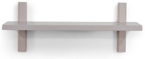 Кафяво-сив метален стенен рафт 60 cm Hola – Spinder Design