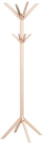 Стойка за връхни дрехи от масивен дъб естествена Confetti – Rowico